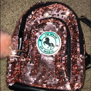 a  sparkling backpack